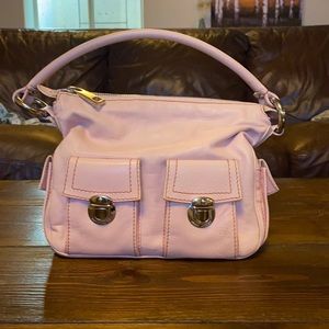 Vintage Marc Jocobs Made in Italy Rose Quartz Grained Leather Handbag